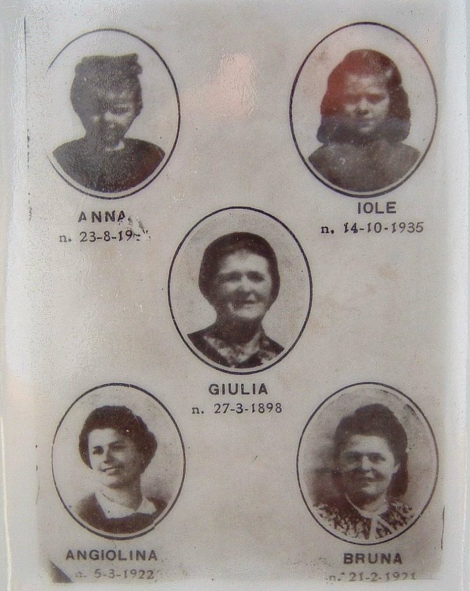 ANPIRomaPosti's tweet photo. Il #17aprile 1944 a #Berceto (#FI) gli uomini della #Goring,insieme ad alcuni fascisti della #RSI, massacrarono tutta la famiglia #Vangelisti accusata di aver ospitato in casa dei #patrioti.Giulia, la madre, assieme alle 4 figlie vennero prima barbaramente seviziate e poi uccise. https://t.co/TJpXqaTFwj