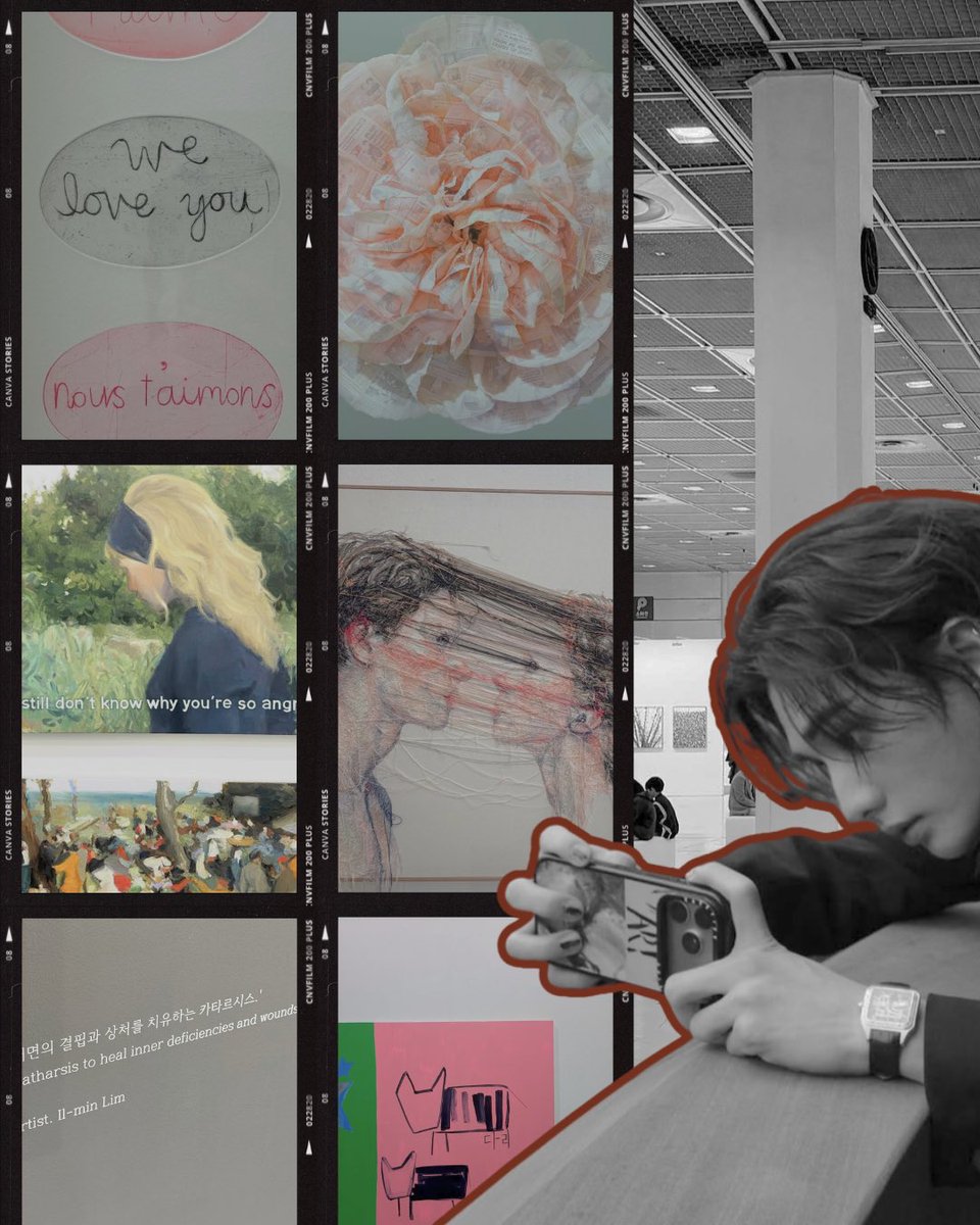 i love the way he loves art