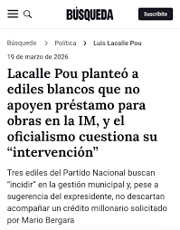 copel13's tweet photo. Una más. Recuerden que cómo parte de su campaña de oponerse a todo para polarizar y en 2029 resucitar como el candidato pendeviejo canchero, LACALLE POU ordenó a Ediles no votar préstamo de IM para obras de saneamiento y limpieza IMPOSTERGABLES. Tanta mezquindad afecta a vecinos en su calidad de vida, una vez más, cuando lo que menos debería importar es a quien votan. Ya mataron préstamo BID en período anterior. Los depredadores no paran.Lamentable