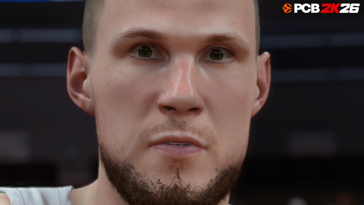 shuajota's tweet image. I’ve been putting a ton of hours into these cyberfaces, making them from the scratch for my #EuroLeague #PCBasket2K26 mod on #NBA2K26. Here’s a closer look at some of them, really wanted to make those details pop.