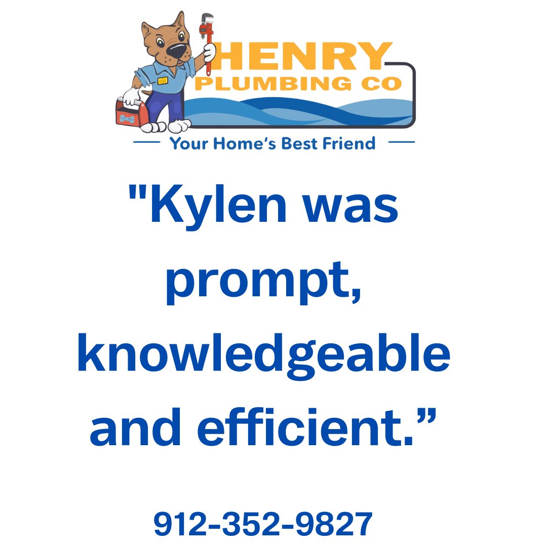 henry_plumbing's tweet image. Another 5-star moment for our team ⭐⭐⭐⭐⭐
Shoutout to our Henry Plumbing Company technician for delivering prompt, professional, and knowledgeable service that our customers can count on every time 💧🛠️

#HenryPlumbing #5StarReview #TeamExcellence #SavannahBusiness