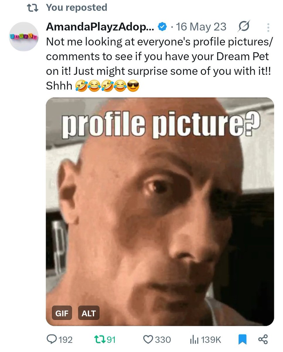 AmandaPlayzAdoptMe / AdultGamer Grandma of 8 tweet media