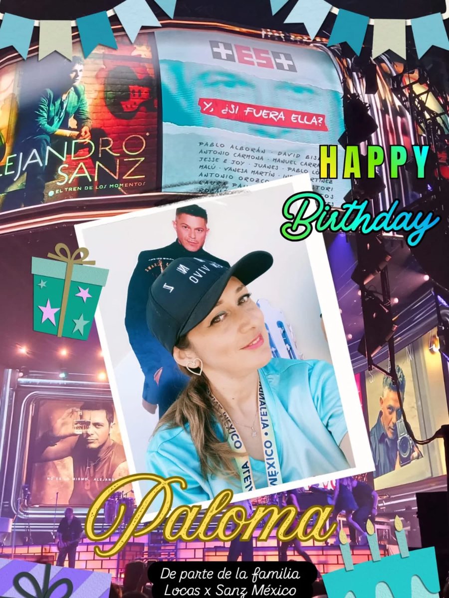 El Club LocasXSanzMéxico, está de fiesta!!!!
Nuestra Presidenta y amiga está de cumpleaños y le deseamos un día lleno de sorpresas.
<a href="/AlejandroSanz/">Alejandro Sanz</a> ¿Te unes al festejo? 🎂
Feliz Cumpleaños 🎂🎁🎊🎉 
<a href="/palomasanz0412/">Paloma Sáenz 💜</a>