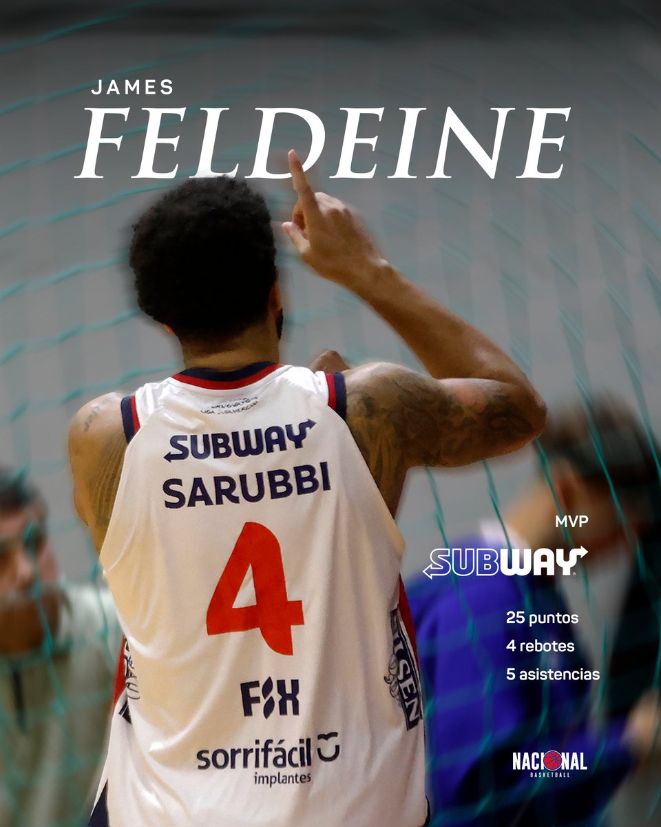 CNdeFbasketball's tweet photo. 4️⃣👑

El 𝐌𝐕𝐏 🆚️ Aguada 😁 https://t.co/buATZPSbOK