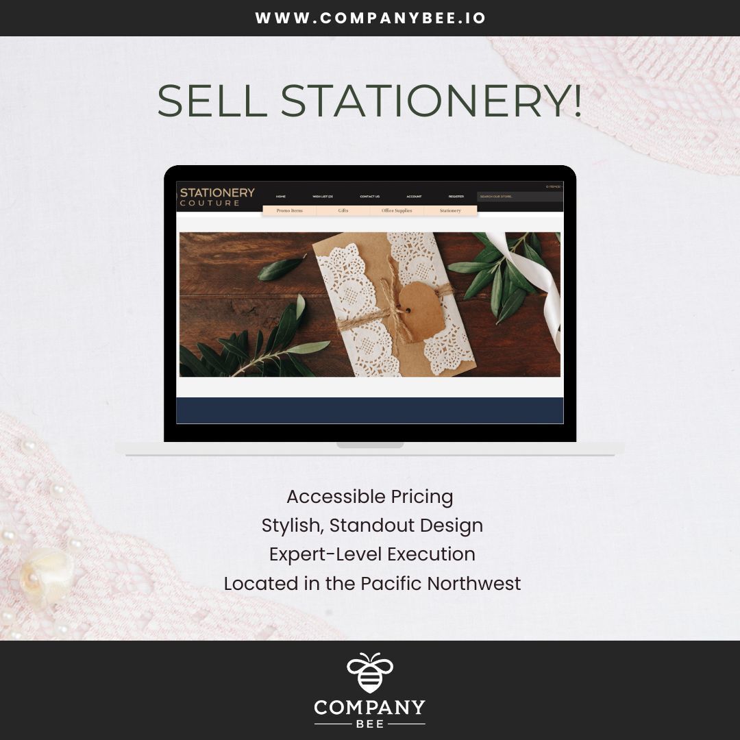 companybee_io's tweet image. From planners to pens - we’ll build your dream stationery shop, help source products, and support your setup. US-based &amp;amp; creative. companybee.io

#StationeryShop #EcommerceDesign #DropShipStationery