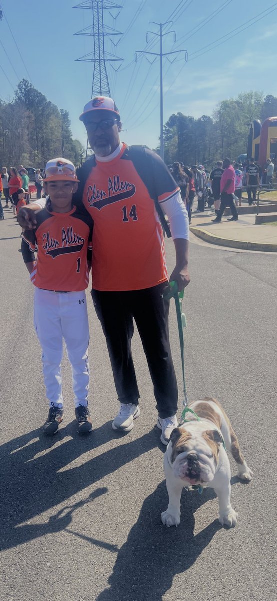 MarLovelace1's tweet photo. Two of my dudes out for the opening day celebration for the season. #BaseballSZN https://t.co/7K5EGpx6YH