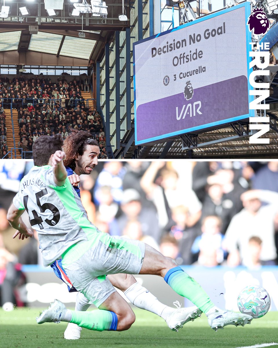 0-0 at Stamford Bridge, after Marc Cucurella's goal was ruled out
