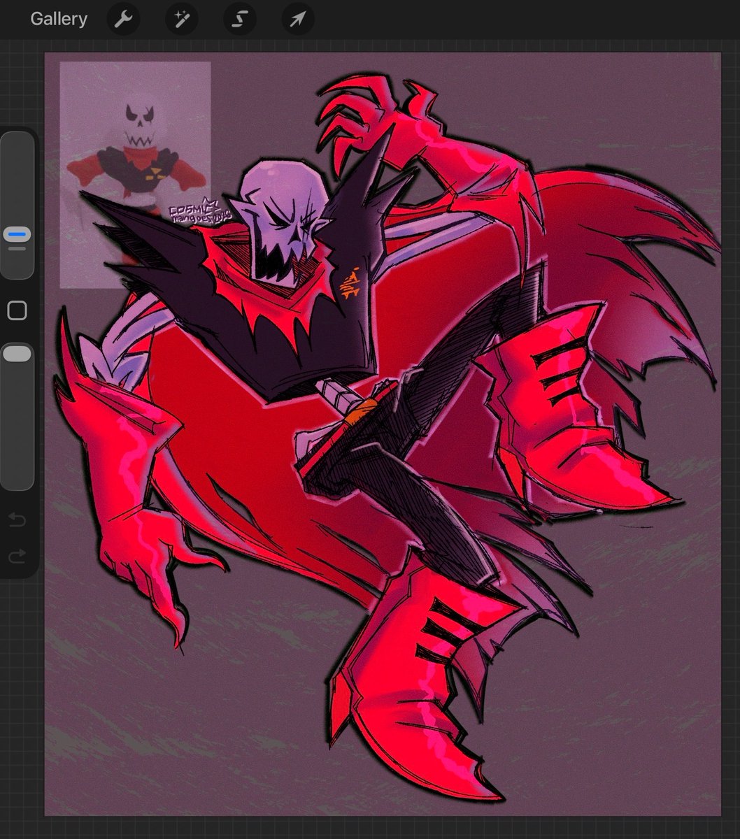 ST4RZnSUCH's tweet image. Any underfell paps fans around here?? #undertale [ fell papyrus ]
