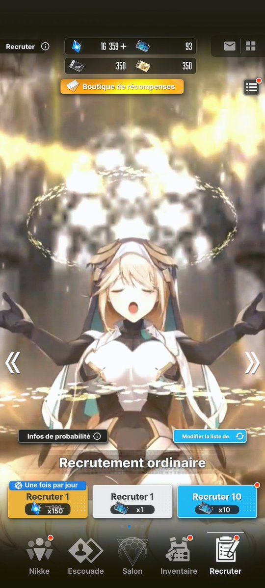 ZelphusTV's tweet image. ✅ Ce compte est 100% F2P depuis le premier jour, avec moins 149 jours de farm, et il se porte bien avec le Nikkedex au complet ! 👍
#NIKKE #Account #F2P