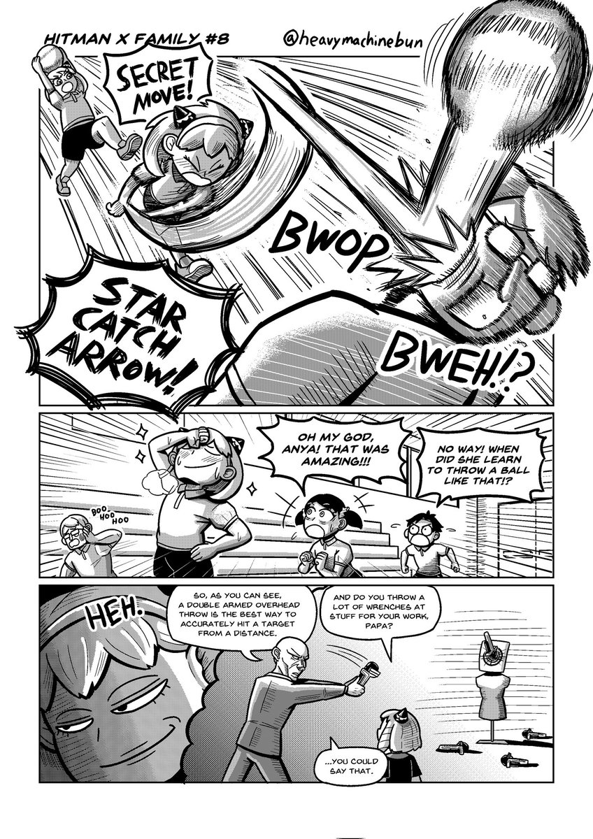 heavymachinebun's tweet photo. Spy x Family #8

If you can dodge a wrench you can dodge a ball

#hitman #spyxfamily https://t.co/PgNKUB7YyD