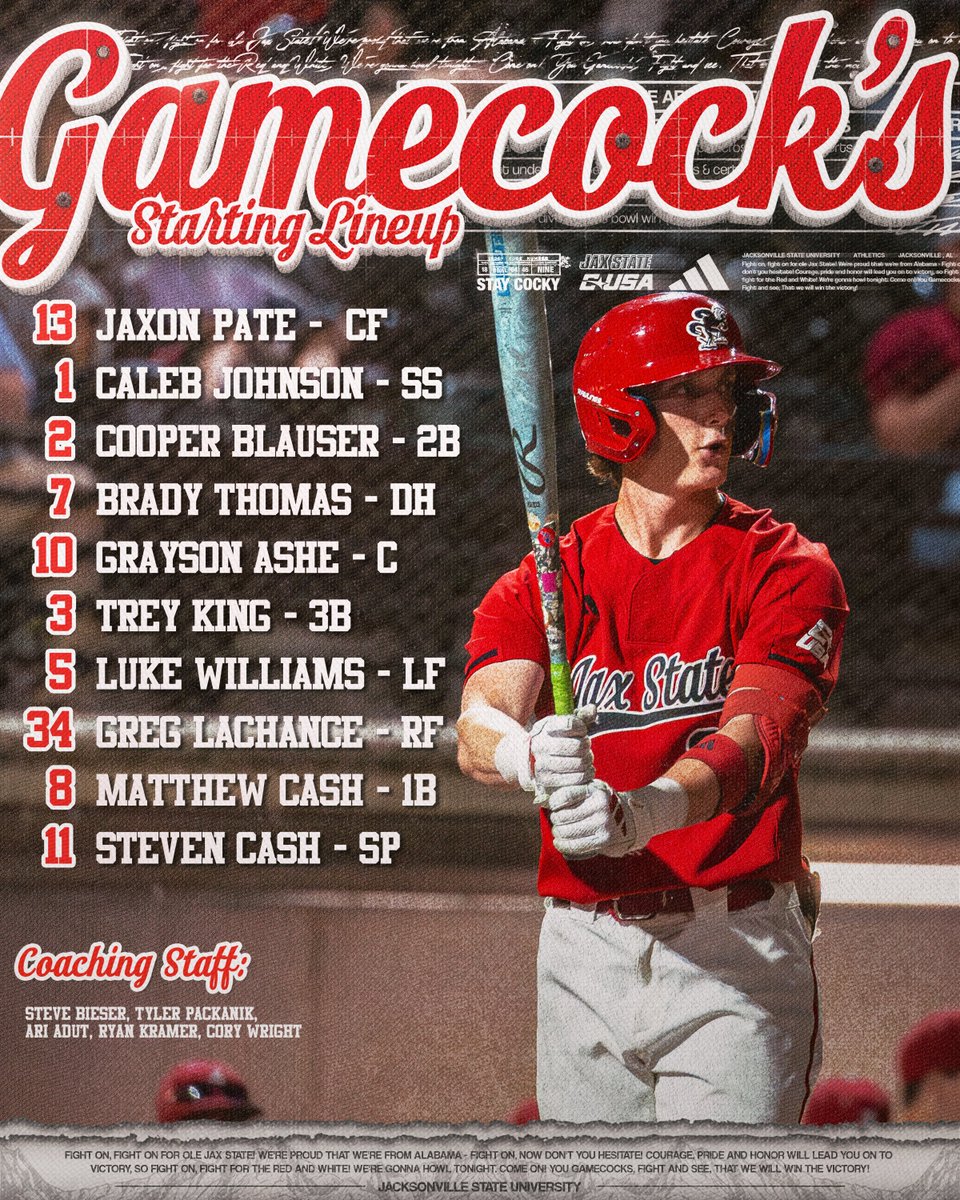 For the series today!

#StayCocky🐔 | #FearTheBeak👌