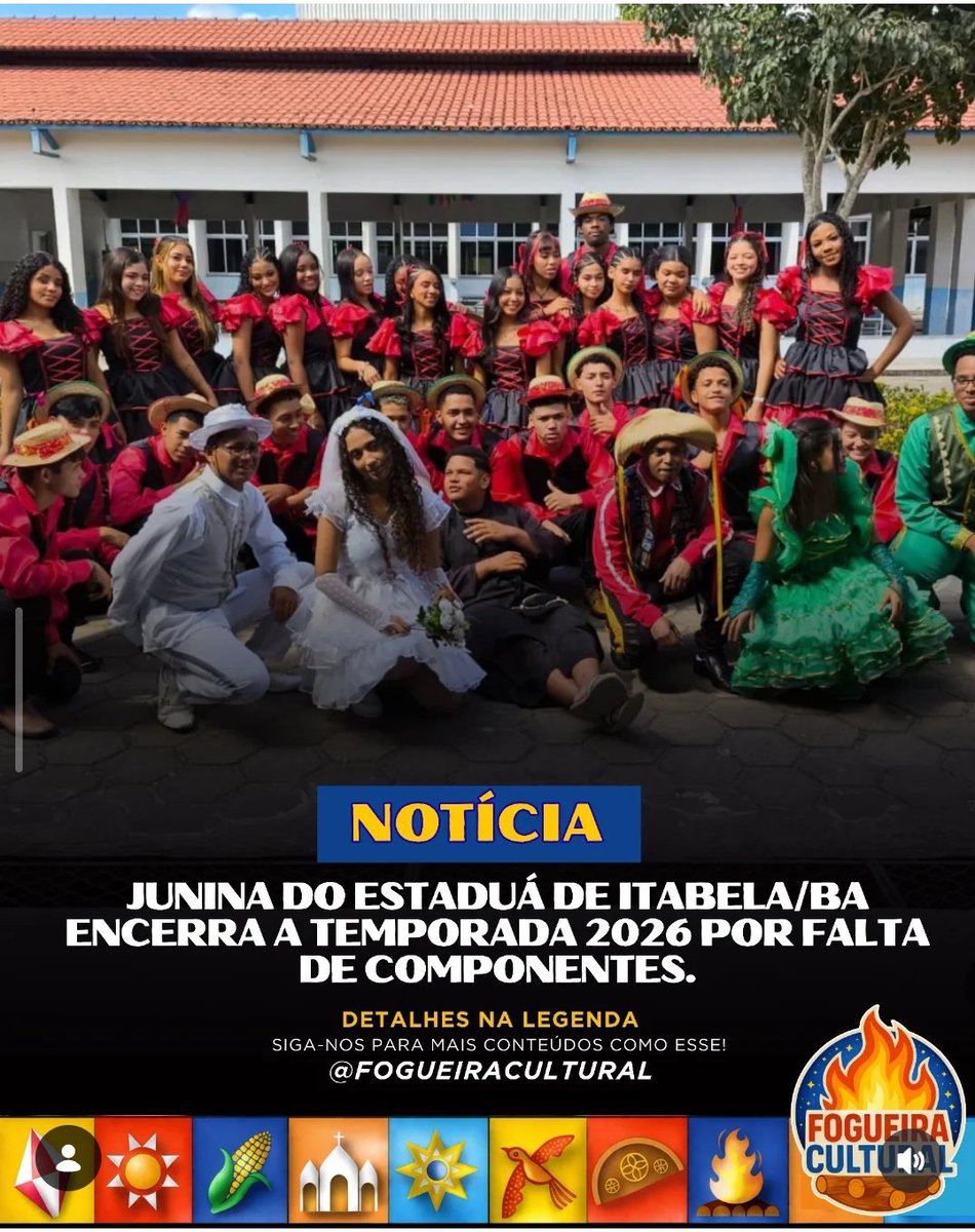 dihmais_'s tweet photo. A dificuldade de formar elenco escancara problemas maiores: alto custo com figurino e pouca valorização cultural. Sem investimento do município, manter tradições vira resistência. 💔🔥 https://t.co/CaclCc8swL