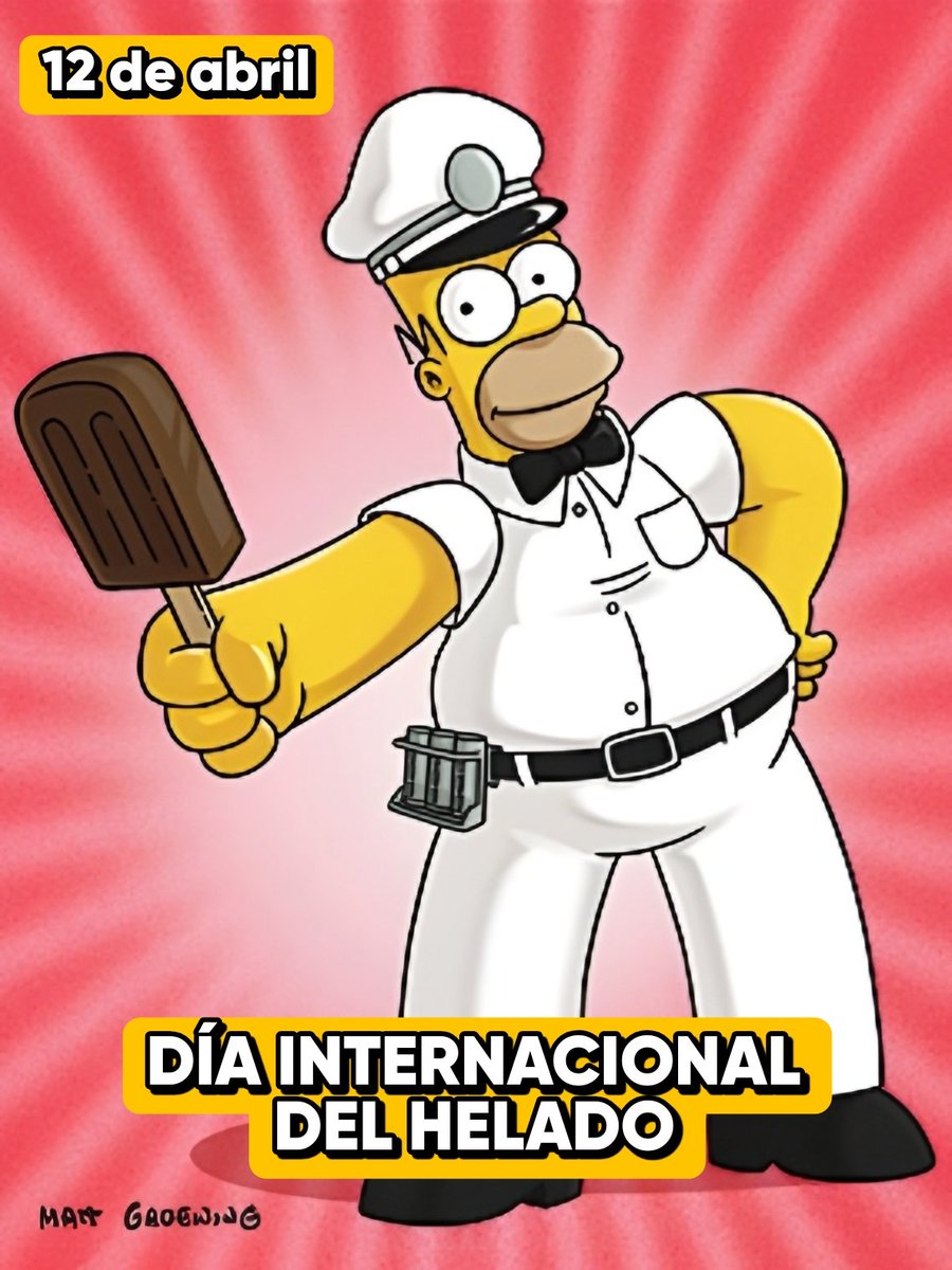 FansonsOficial's tweet image. ¡Hoy es el Día Internacional del Helado! ¿Cuál es tu sabor favorito? #LosSimpson #LosSimpsons #Memes