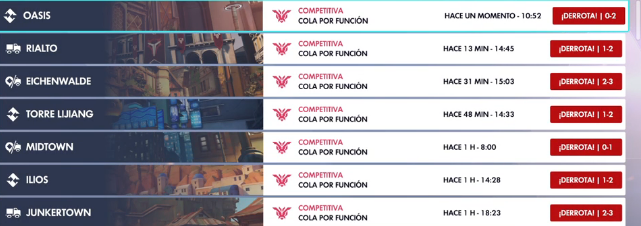 carloslinense94's tweet photo. un dia normal en OW en 2 horas
balanceado el matchmaking en este juego #blizzar #overwatch https://t.co/xIM9KUPJbr