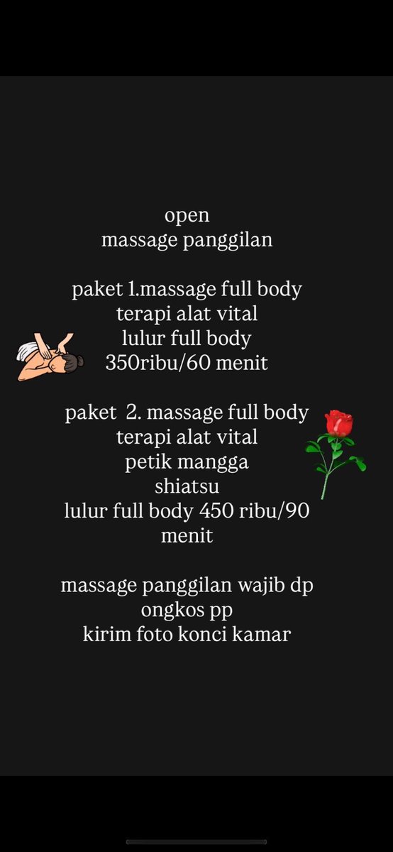 EComsky98926's tweet photo. hai aku ready massage 24 jam yah🥰🥰
#massagecibubur
#massagepasutri
#massagepetikmangga
#massageapartemen https://t.co/IoqBrwnLi9