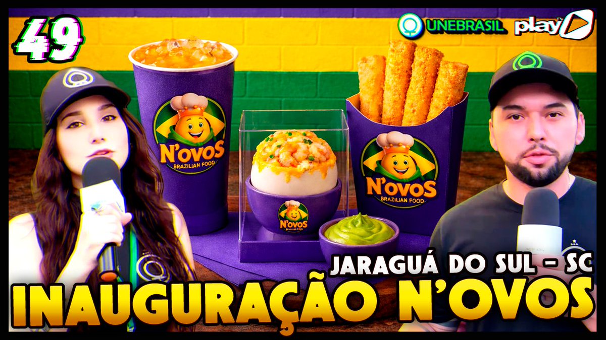 unebrasil's tweet photo. N'ovos chega com tudo em Jaraguá do Sul / Congresso Online é a solução para o Brasil - https://t.co/Ss9WpR4lz2 https://t.co/aE7qF8JANL