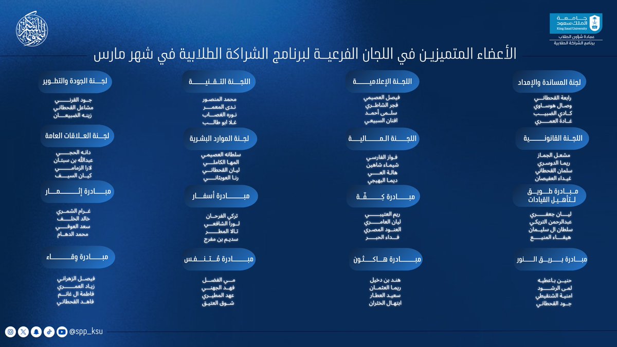 برنامج الشراكة الطلابية tweet media