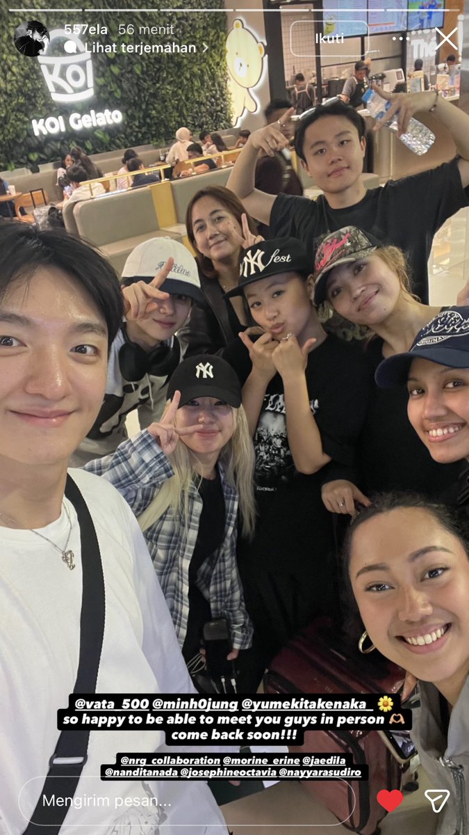 YUMEKI_INA's tweet photo. [📂] 12.04.2026

OP membagikan moment bersama #YUMEKI saat berada di bandara Soekarno Hatta. 

©️ josephineoctavia
©️ 557ela

#YUMEKI #유메키 #ユメキ
#YUMEKI_INA https://t.co/ot6EZS8zIU