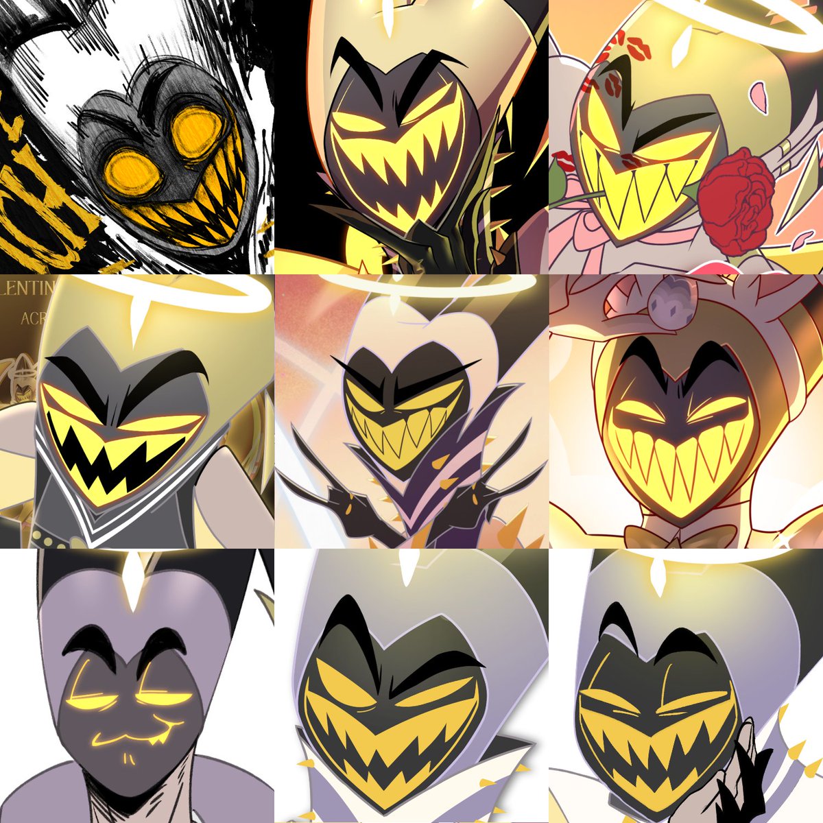 Face train! ✨

Masked Adam🎸 vs how I draw him✨