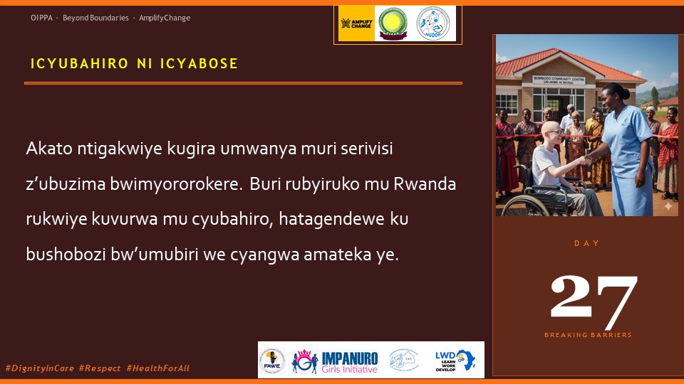 oipparwanda's tweet image. Nta muntu n'umwe ukwiye kwiheza ubwe cg guhezwa kuri serivisi z'ubuzima bw'imyororokere! 
#OIPPARwanda #SRHR #reproductive #health #inclusion #BeyondBoundaries #imyororokere #ywcvs #SRHRInformation