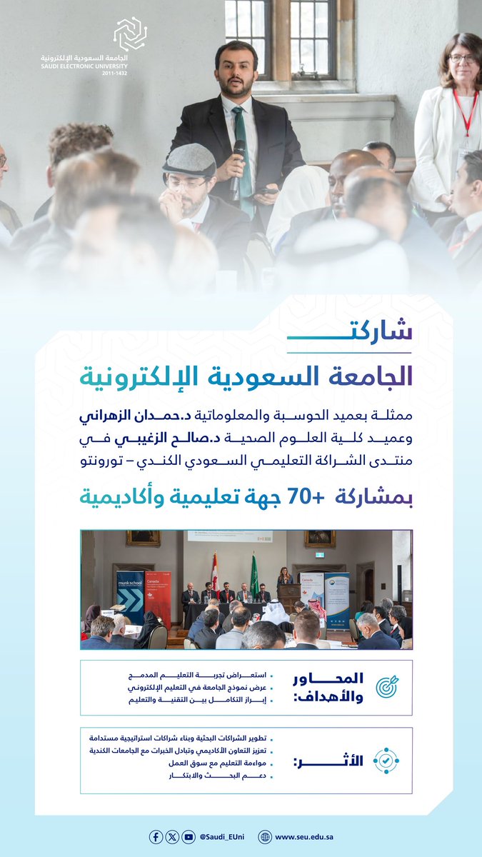 الجامعة السعودية الإلكترونية tweet media