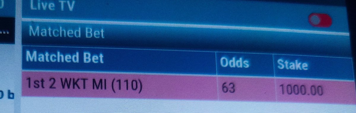 Smart__Punt's tweet photo. 18K to 100k challenge 

Mi Second wicket not 63 runs with ₹1000/- INR 

#ipl20206 #MIvsRCB https://t.co/UKFoGUoaXH