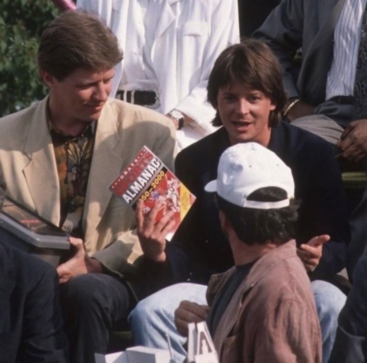 sw_1138's tweet image. ユニバーサルスタジオフロリダのグランドオープンに出席するマイケルとトム
#michaeljfox
#バックトゥザフューチャー