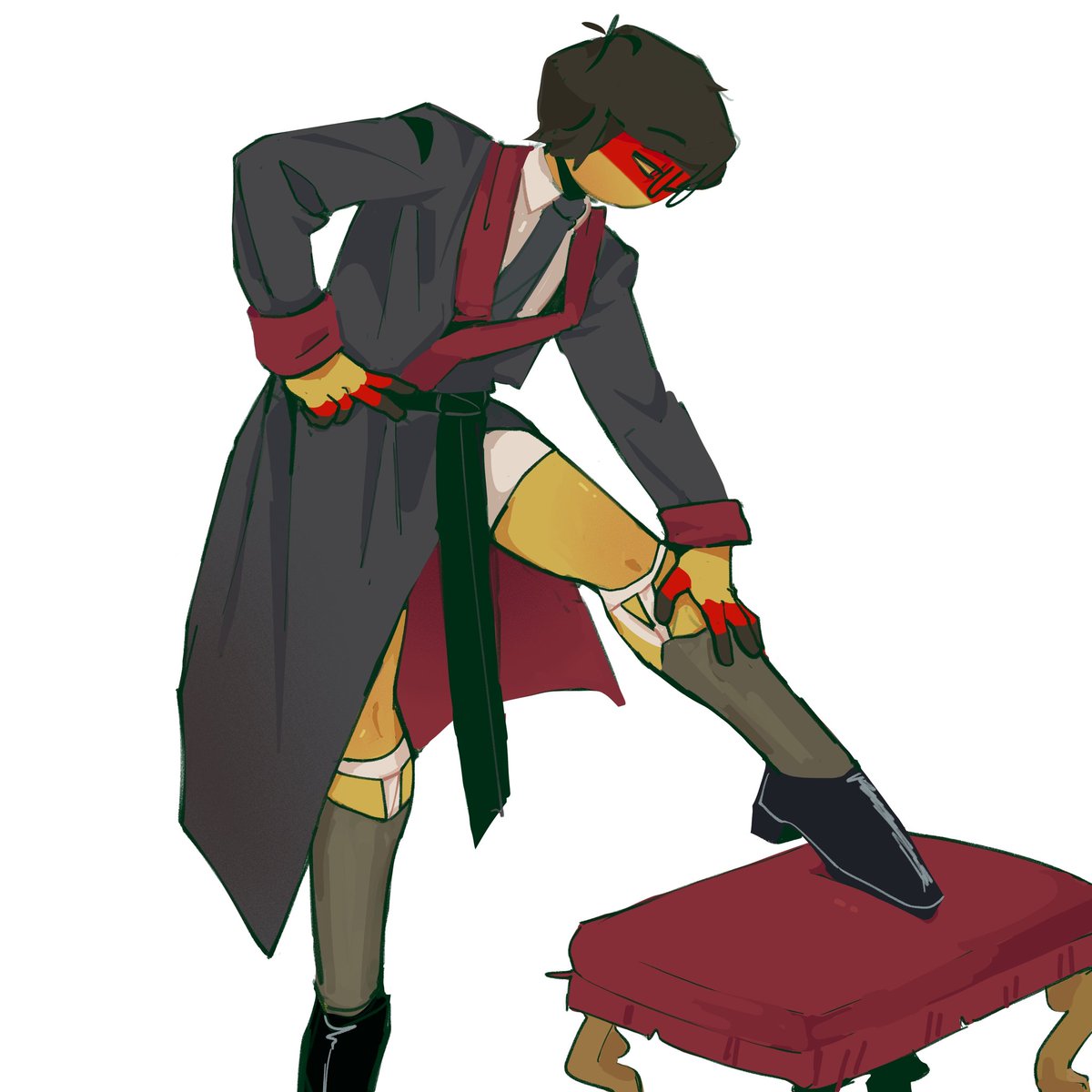 I used a reference again, it's more entertaining