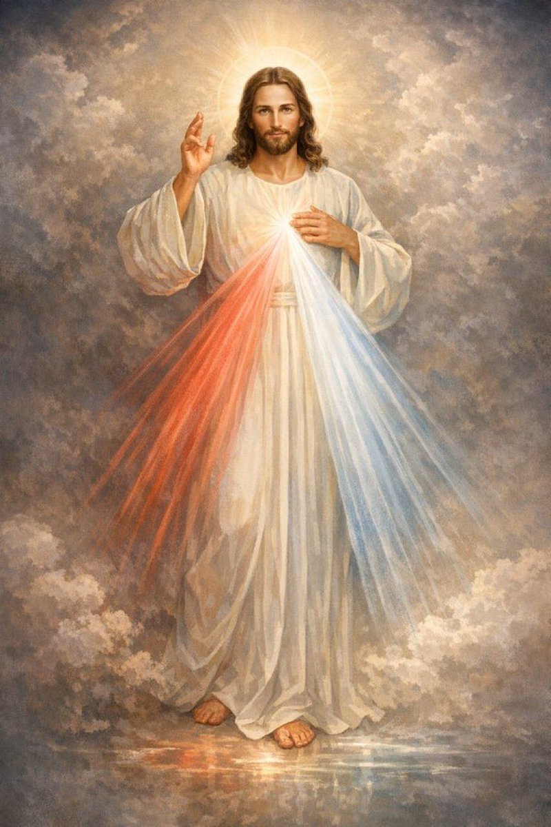 Es el Domingo de la Octava de Pascua, y celebramos la Divina Misericordia de Jesús.

#JesúsEnTiConfío