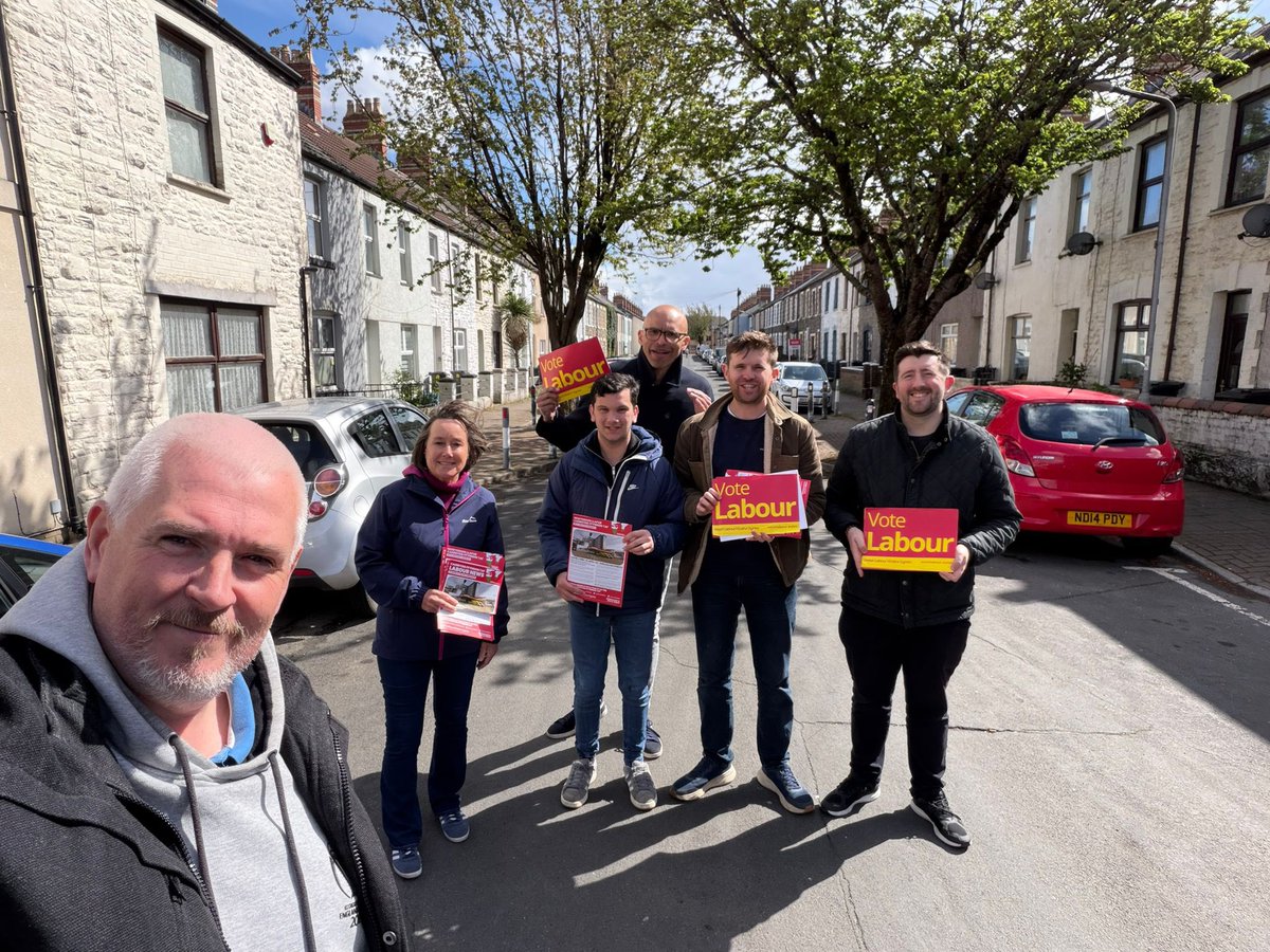 JoStevensLabour's tweet photo. Finishing off the week chatting with residents in #Adamsdown, #Trowbridge and #StMellons.
Great weather for getting out on the #LabourDoorstep with lots of support for @WelshLabour’s vision for the next chapter of Wales 🏴 https://t.co/06f4BFXtaw