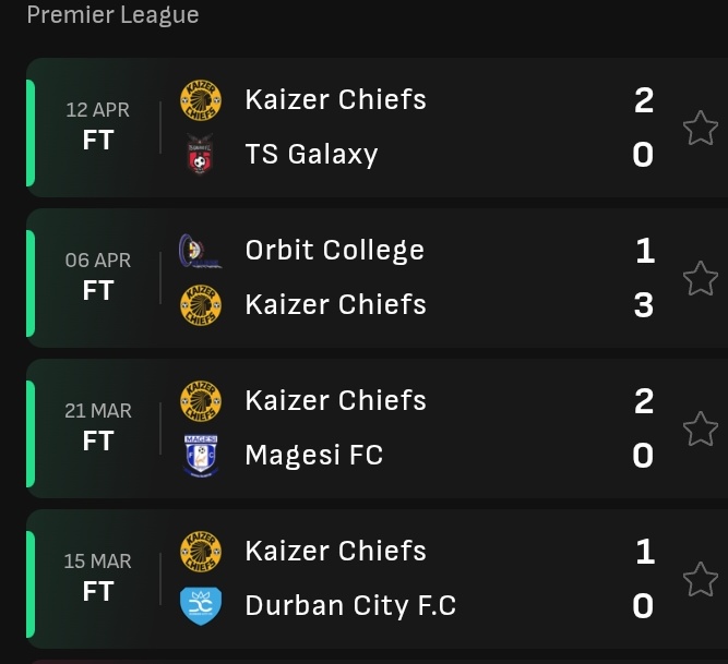 If this is anything to judge by, we are on the desired trajectory  <a href="/KaizerChiefs/">Kaizer Chiefs</a>. Let's keep the focus and consistency🔥 . Let's end the season with the same passion we started the season with... NO DOUBT position #2 ☠️ is getting chills down their spine.
#AMAKHOSI4LIFE ✌️