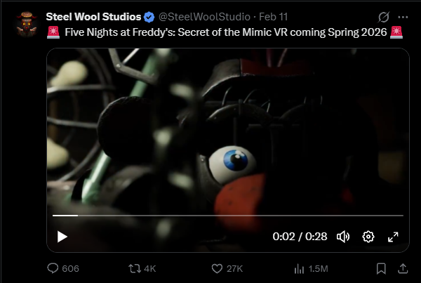 Modern FNaF ERA 🤖🍕🐻 tweet media