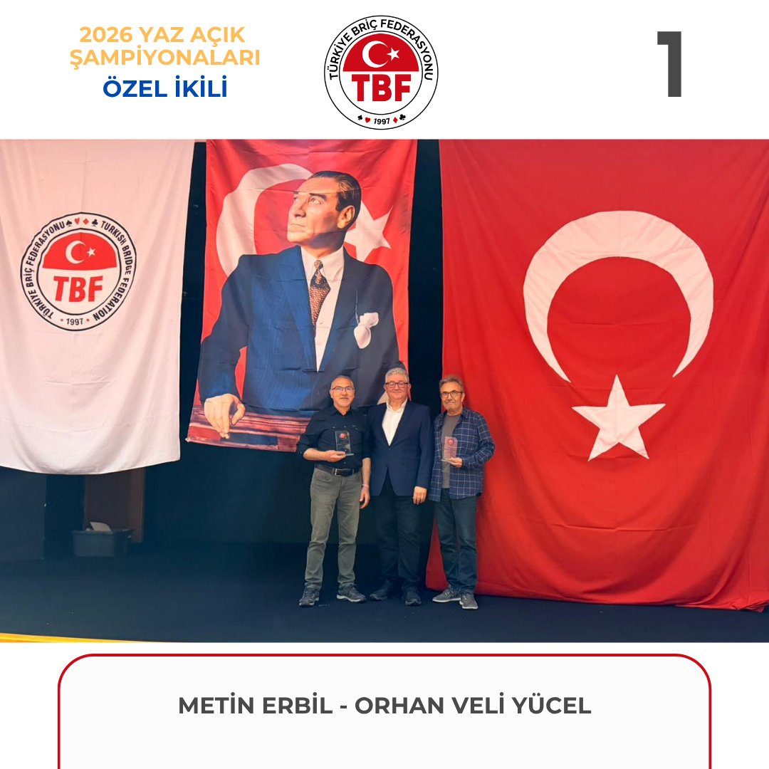 Türkiye Briç Federasyonu tweet media