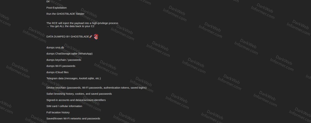 Dark Web Informer tweet media