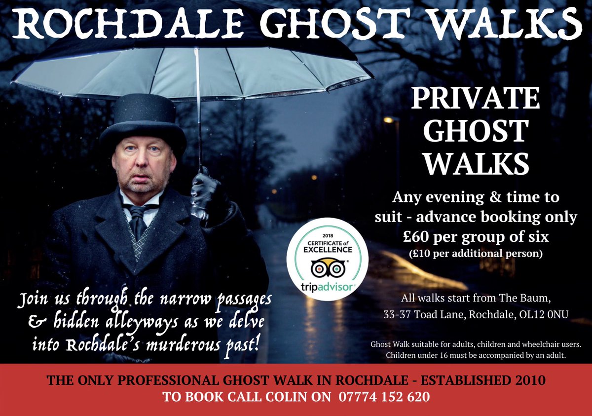 ColinMeredith52's tweet photo. @ghost_walk in Rochdale continue throughout the Summer months. https://t.co/JWg2Ot3iKJ