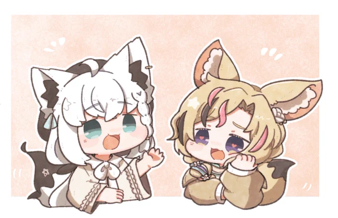まったりと。 #絵フブキ #絵まる