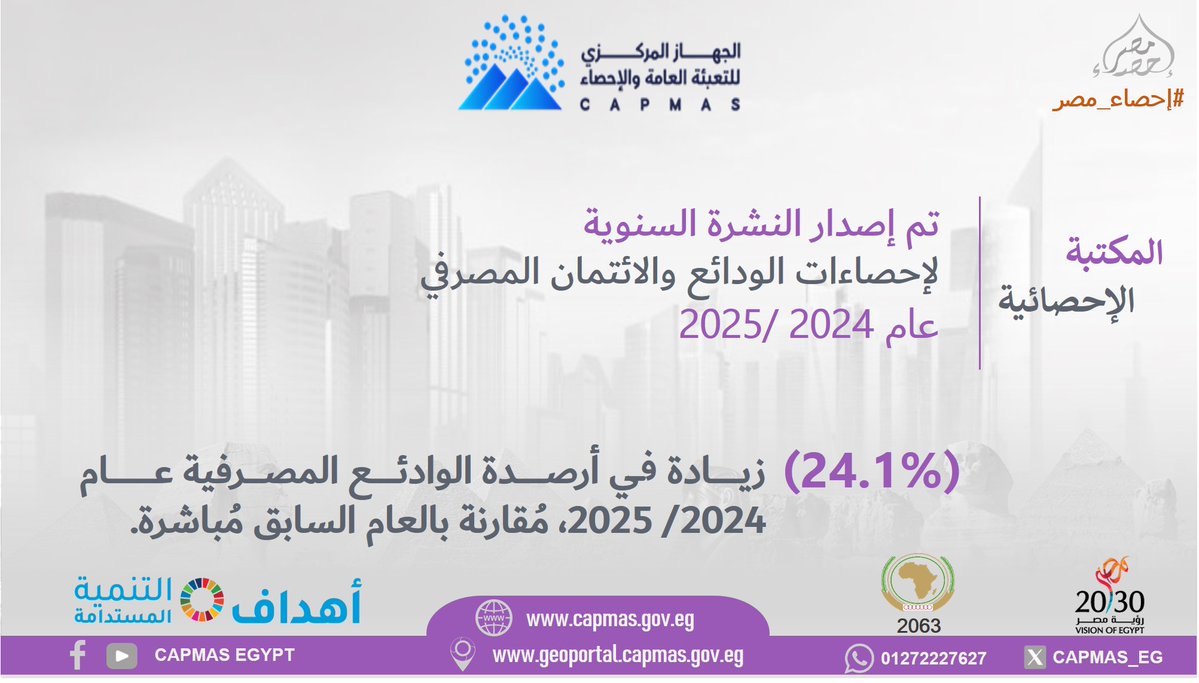CAPMAS Egypt tweet media