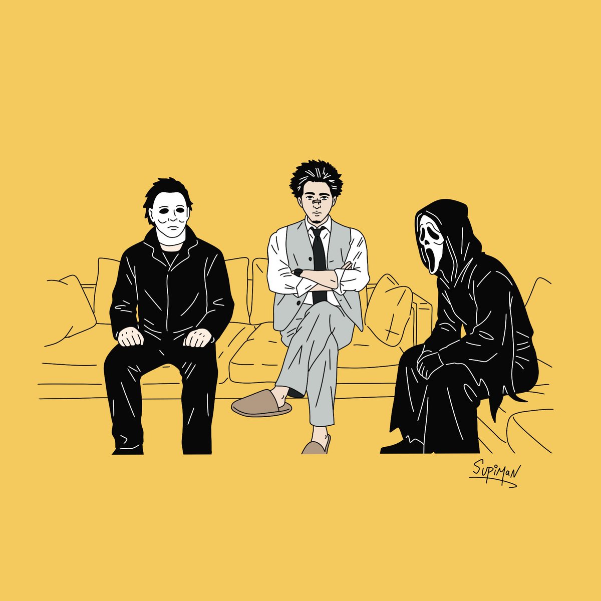 ゴスフェ「九条先生、リージョンを運営から解放できないですか？」
九条「20日でパイにしましょう」
#dbdfanart #九条の大罪