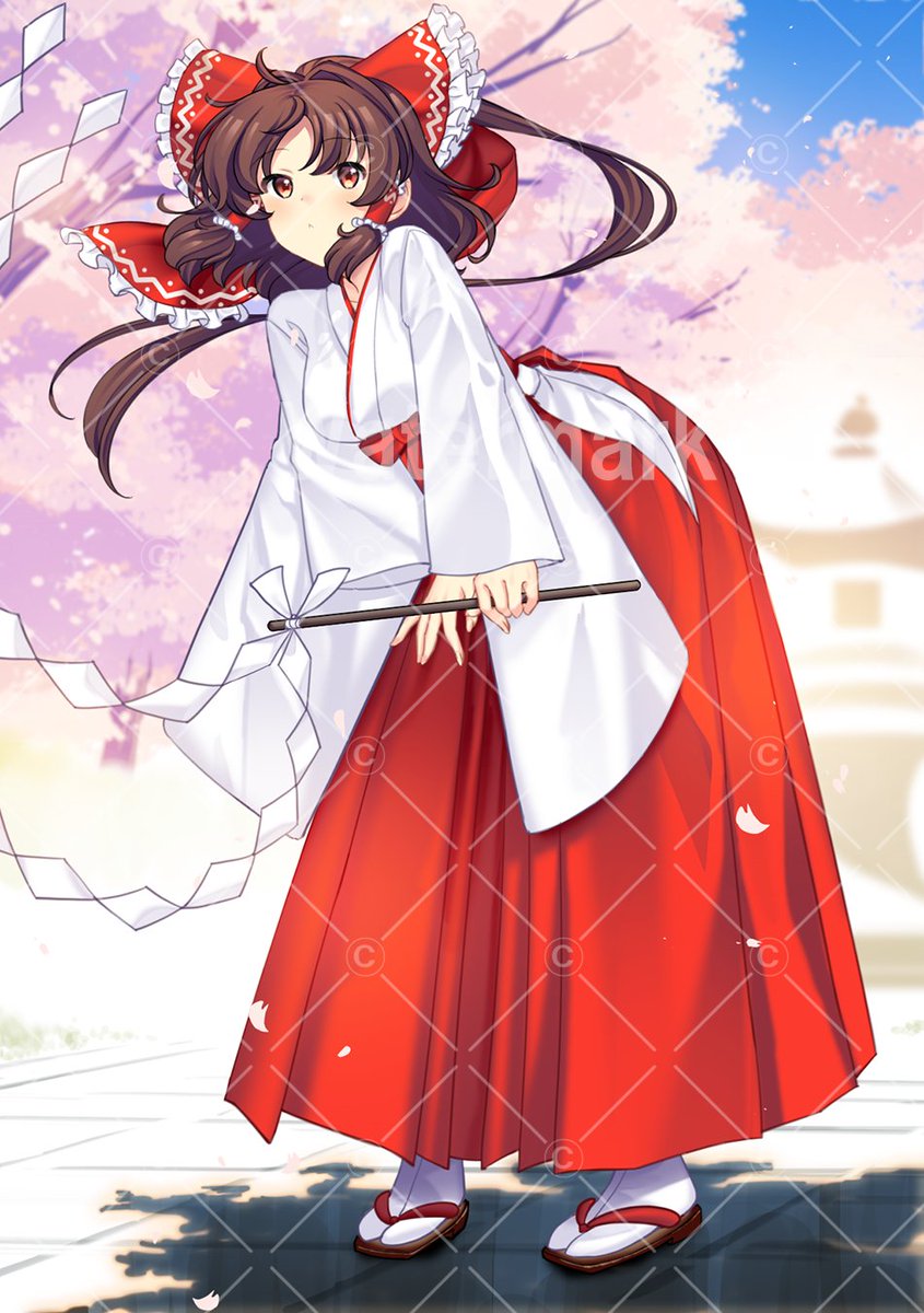 #巫女 #博麗霊夢 巫女姿 