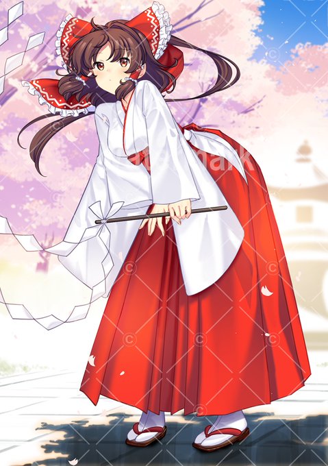 #巫女 #博麗霊夢 巫女姿 