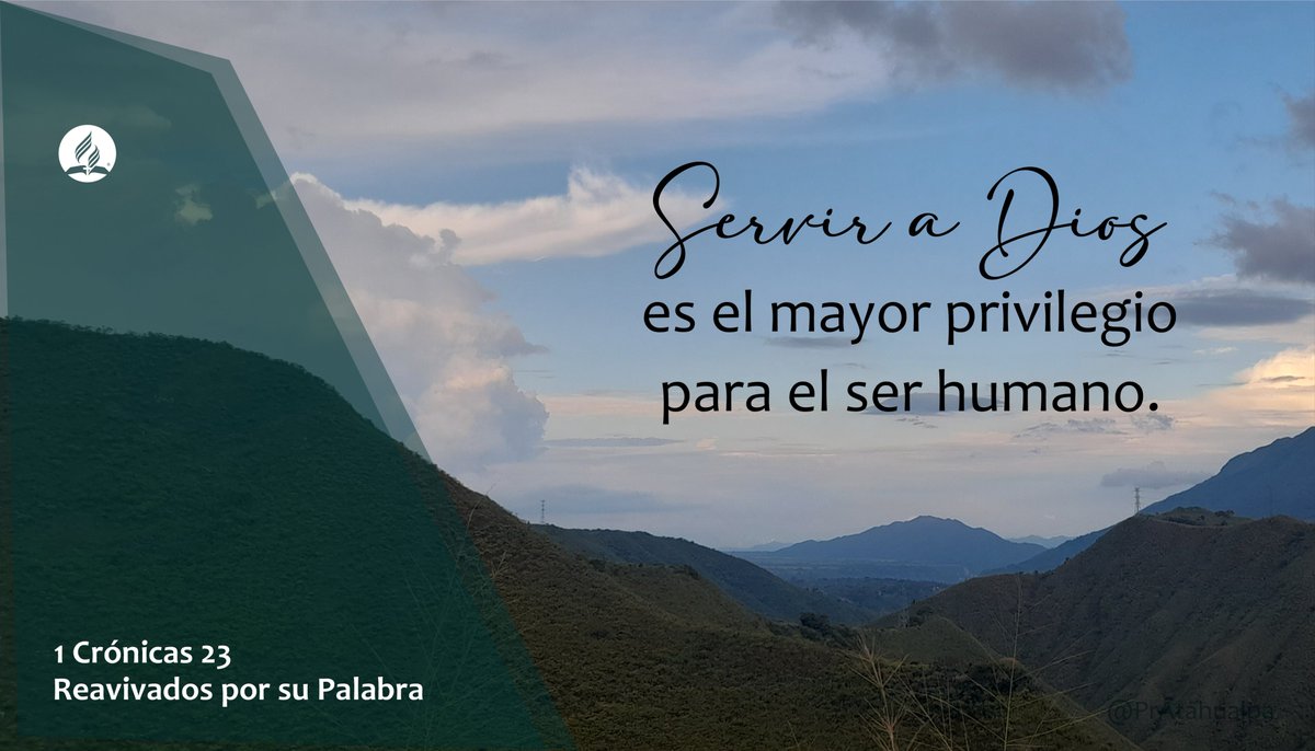 Reflexión:
Servir a Dios y alabar su santo nombre es un privilegio invaluable para el ser humano de hoy, con seguridad vivirá feliz y en paz por la presencia de Jehová en su vida; por lo tanto, al igual que los levitas de antaño, dedica tus dones y talentos al ministerio de Dios.