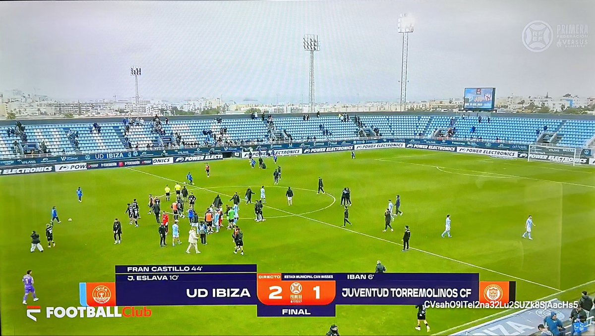 La Udé renoue avec la victoire en montrant du caractère et une maîtrise globale. Dommage de pas avoir mis le 3e. 4 points d’avance sur la zone rouge. Prochain match dimanche contre Sevilla B #Ibiza #IbizaTorremolinos #PrimeraFederación