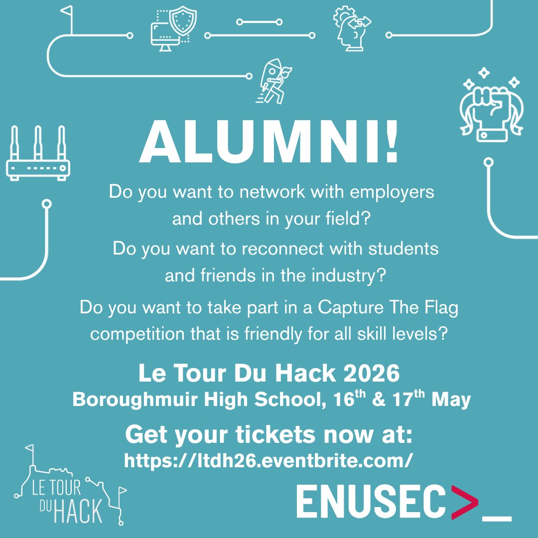 Edinburgh Napier University Security Society tweet media