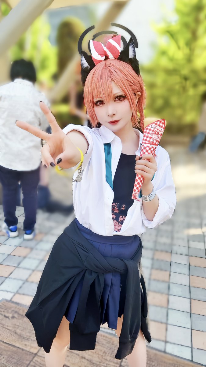 制服ネルで遊園地行ってきたぜー！！✨🎡クレープももちろん食べた！🍓