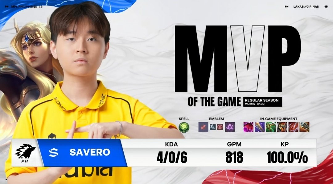 SAVERO😭 MVP😭 DI😭 MPL😭 PH😭