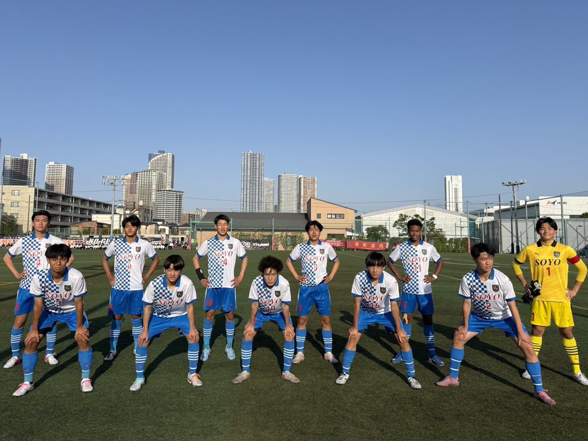 4/12(日)K1リーグ第5節 vs法政二高 前半1-0 後半1-0 合計2-0