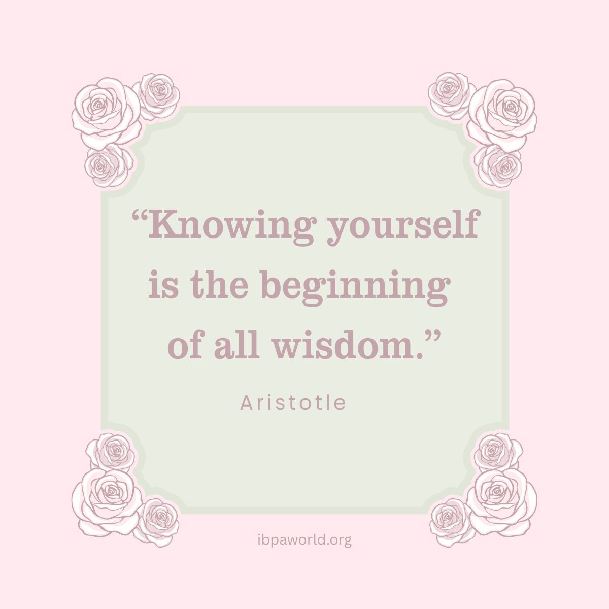ibpaworld's tweet image. “Knowing yourself is the beginning of all wisdom.”  -Aristotle
ibpaworld.org 
#knowthyself #selfawareness #wisdom #knowingyourself