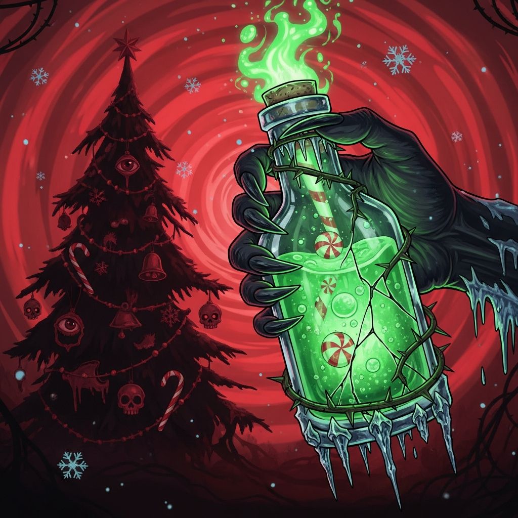 FuzionVapor's tweet image. Feeling a bit too human lately? Turn up the holiday magic with Elf Juice! This peppermint candy cane flavor is like a jingle bell rock for your taste buds. Unwrap the enchantment and let the festive vibes sleigh your senses! 🎄✨   fuzionflavor.com #vapejuice #ejuice