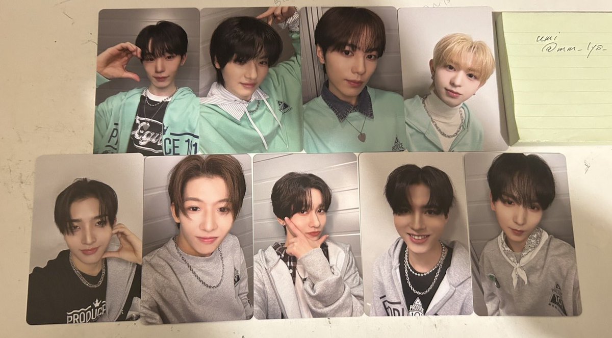 mm_lys_'s tweet photo. 【交換】

PRODUCE 101 JAPAN 
新世界 SHINSEKAI
タワレコ 公式グッズ 交換

【譲】
画像1.2枚目

【求】
照井康祐

郵送での交換 ✉️📮
お気軽にお声掛けください🙇 ⸝꙳

#新世界交換 #日プ https://t.co/NYy4xaVJhU