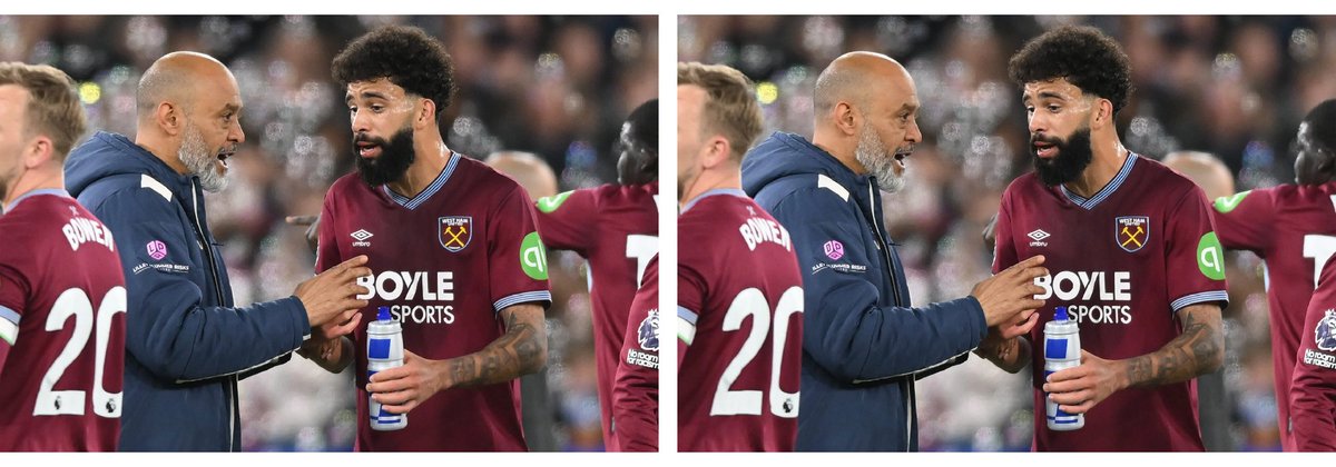Spot the difference!

The pic on the right has 8 differences. 

Can you see them? #COYI #WHUFC⚒️